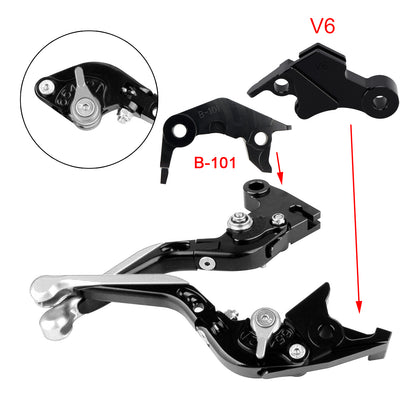Leva freno frizione regolabile adatta per YAMAHA XSR900 XSR900GP MT-09 MT-09SP 24-25