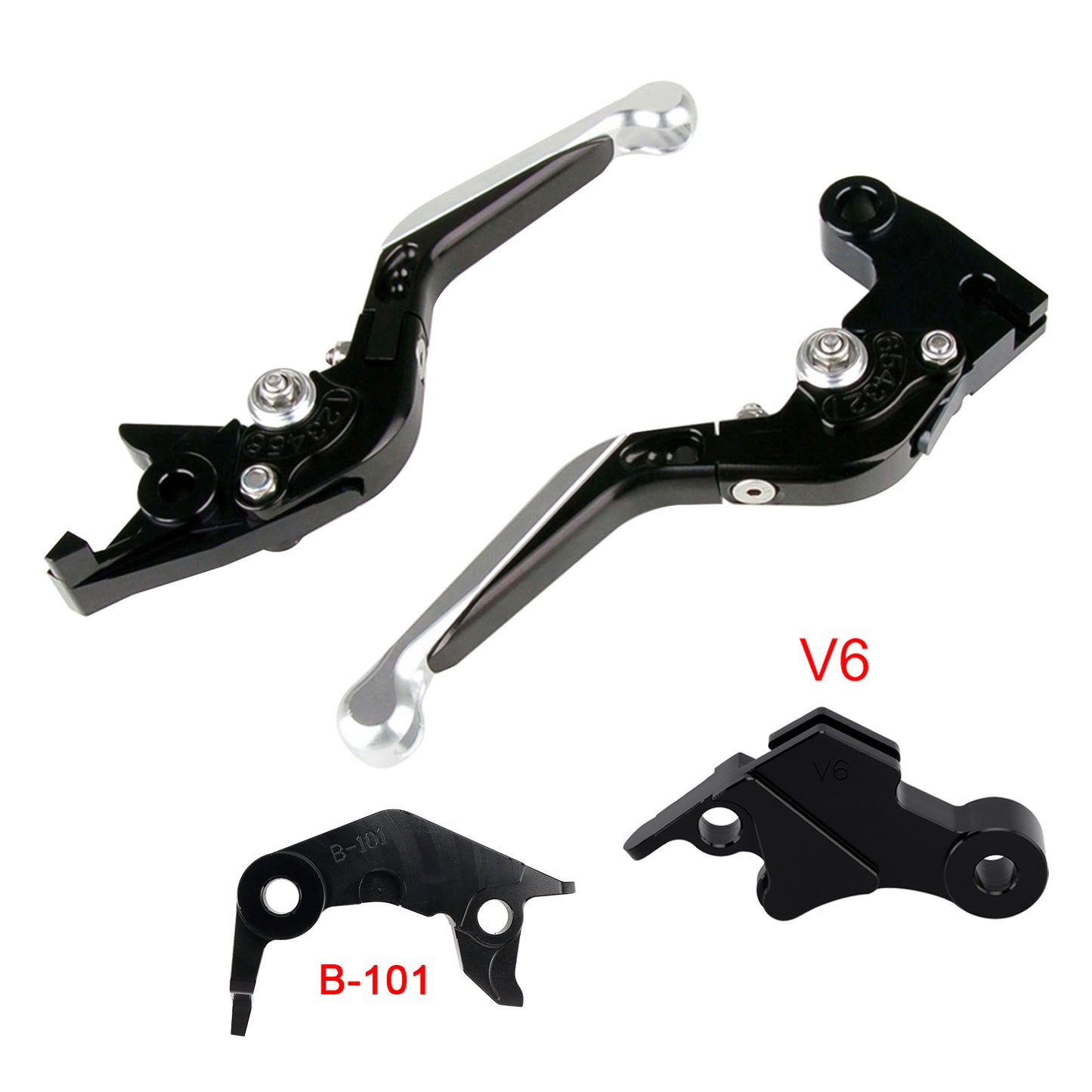 Leva freno frizione regolabile adatta per YAMAHA XSR900 XSR900GP MT-09 MT-09SP 24-25