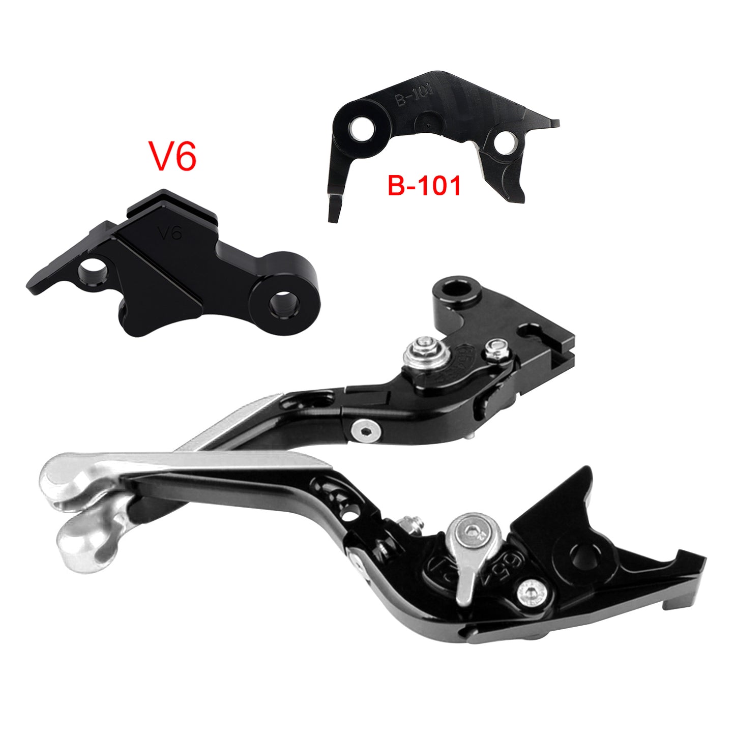 Leva freno frizione regolabile adatta per YAMAHA XSR900 XSR900GP MT-09 MT-09SP 24-25
