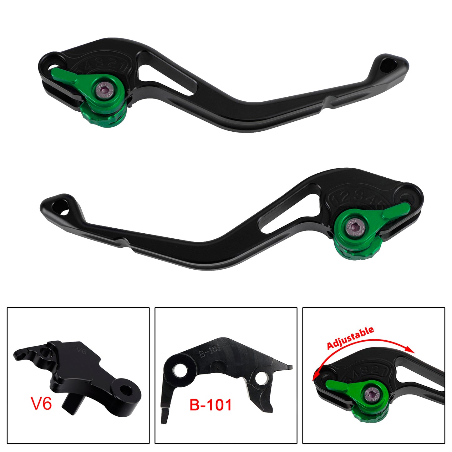 Leva freno frizione corta adatta per YAMAHA XSR 900 2025 MT-09 2024-2025