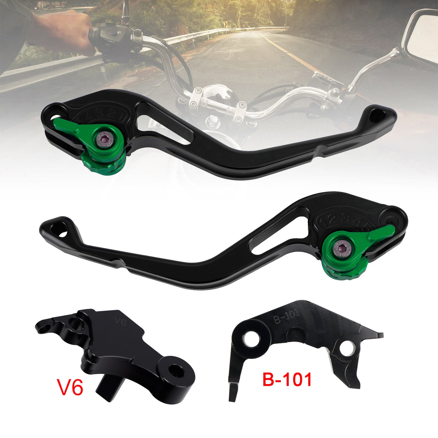Leva freno frizione corta adatta per YAMAHA XSR 900 2025 MT-09 2024-2025