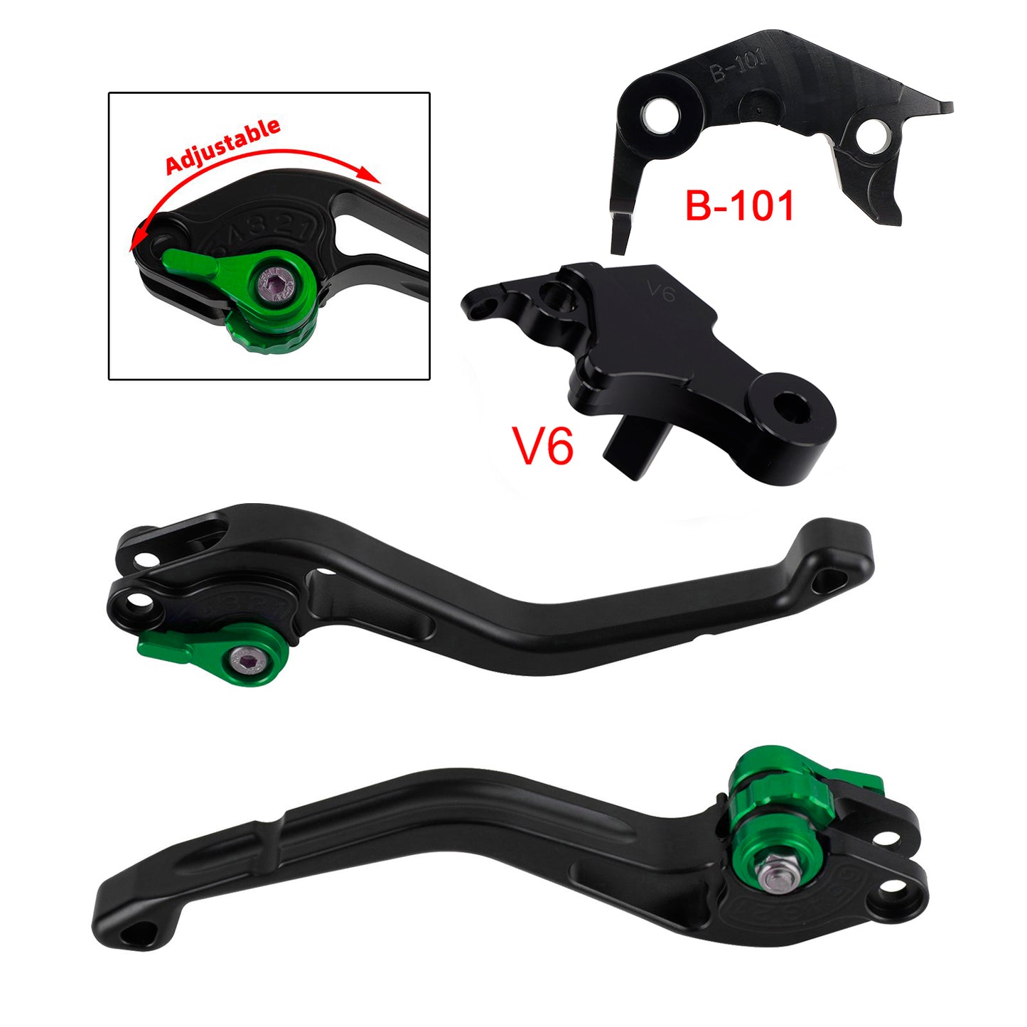 Leva freno frizione corta adatta per YAMAHA XSR 900 2025 MT-09 2024-2025