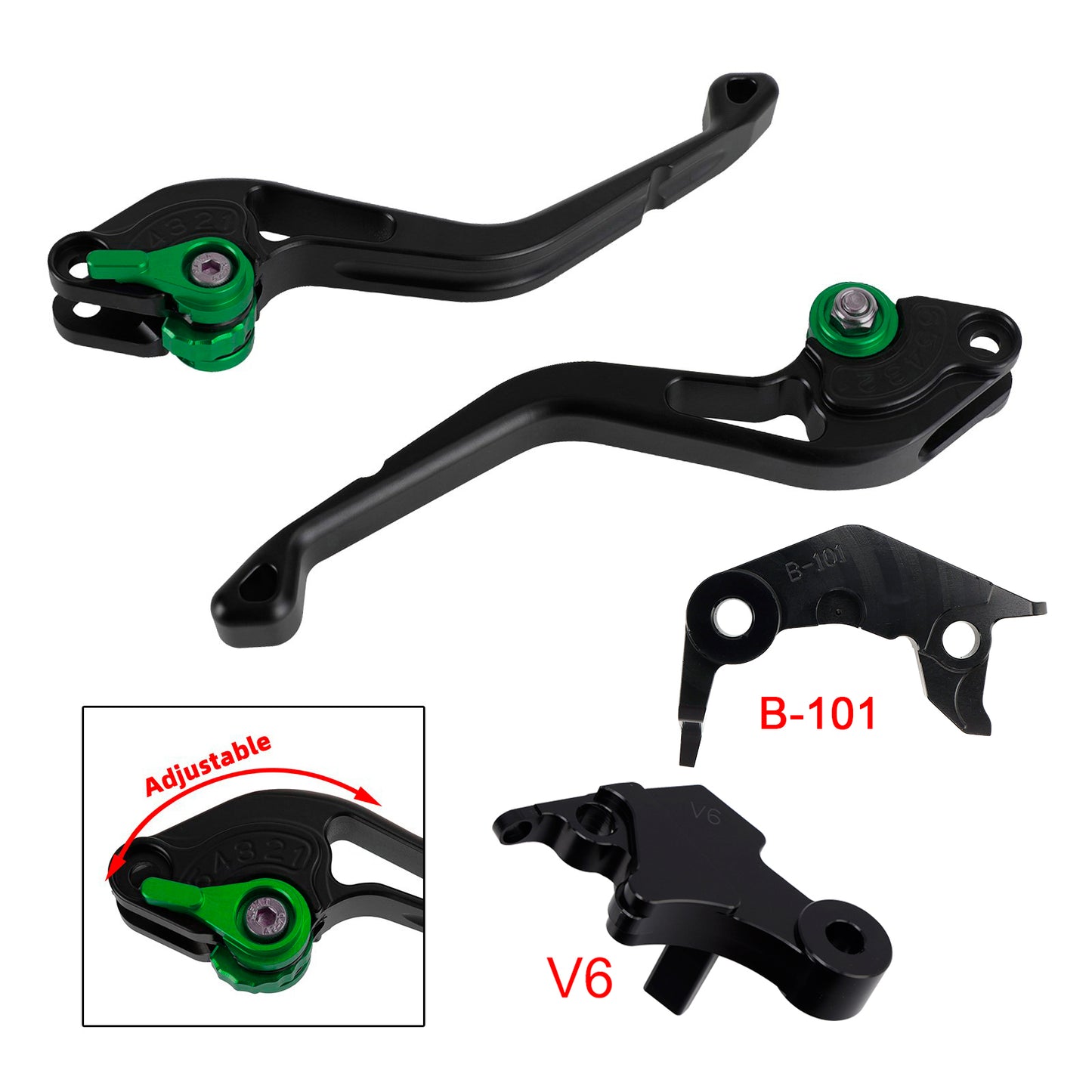 Leva freno frizione corta adatta per YAMAHA XSR 900 2025 MT-09 2024-2025