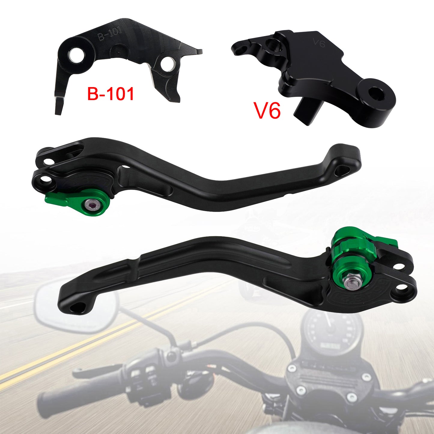Leva freno frizione corta adatta per YAMAHA XSR 900 2025 MT-09 2024-2025