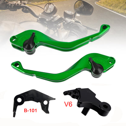 Leva freno frizione corta CNC adatta per YAMAHA XSR900 XSR900GP MT-09 MT-09SP 24-25