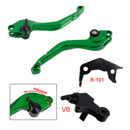 Leva freno frizione corta CNC adatta per YAMAHA XSR900 XSR900GP MT-09 MT-09SP 24-25