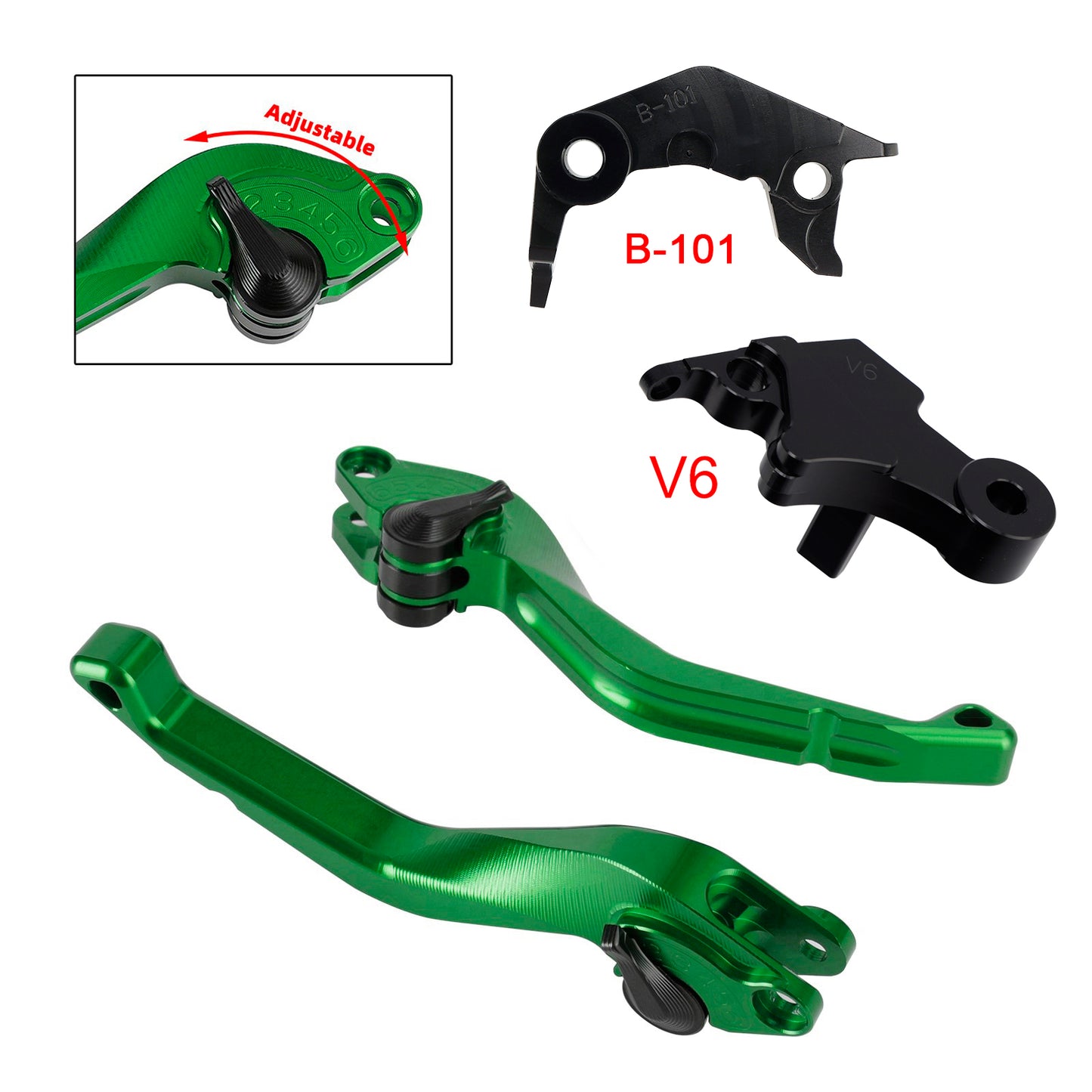 Leva freno frizione corta CNC adatta per YAMAHA XSR900 XSR900GP MT-09 MT-09SP 24-25