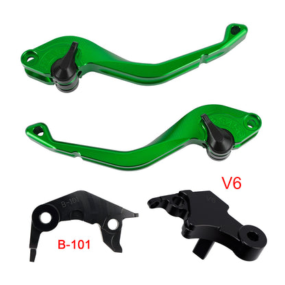 Leva freno frizione corta CNC adatta per YAMAHA XSR900 XSR900GP MT-09 MT-09SP 24-25