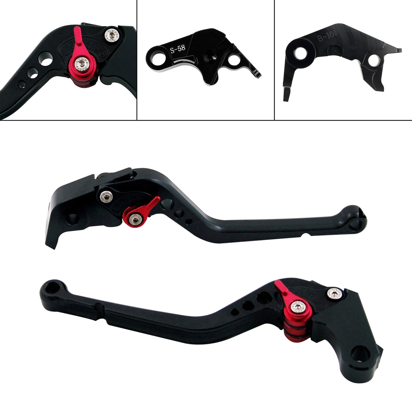 Leva frizione freno lunga adatta per YAMAHA YZF R7 MT-10/SP FZ-10/SP 2022-23