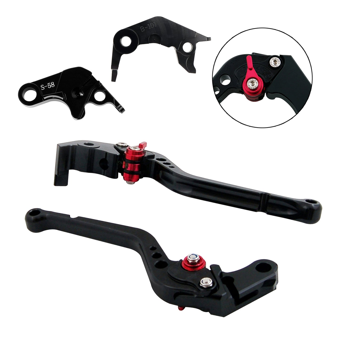 Leva frizione freno lunga adatta per YAMAHA YZF R7 MT-10/SP FZ-10/SP 2022-23