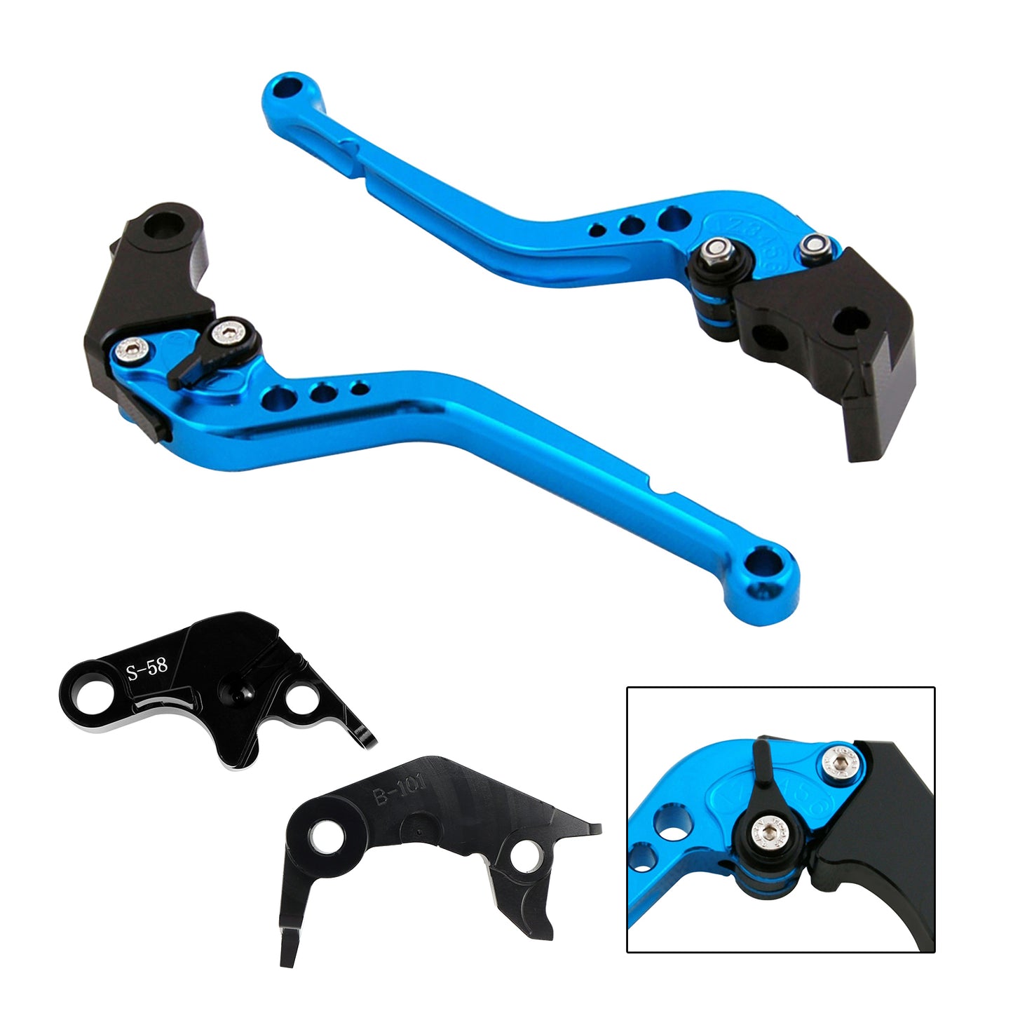 Leva frizione freno lunga adatta per YAMAHA YZF R7 MT-10/SP FZ-10/SP 2022-23
