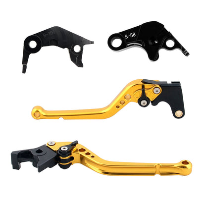 Leva frizione freno lunga adatta per YAMAHA YZF R7 MT-10/SP FZ-10/SP 2022-23