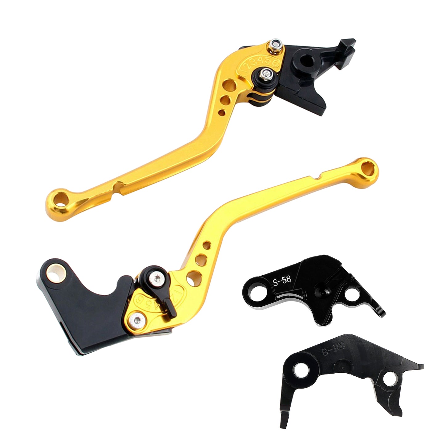 Leva frizione freno lunga adatta per YAMAHA YZF R7 MT-10/SP FZ-10/SP 2022-23