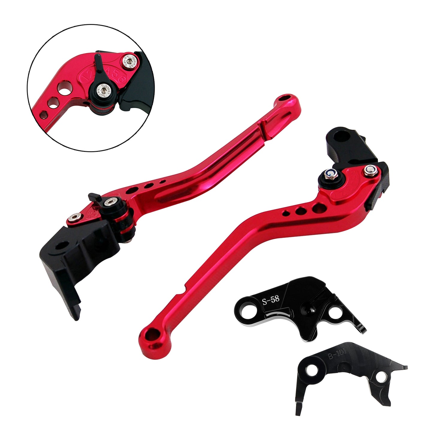 Leva frizione freno lunga adatta per YAMAHA YZF R7 MT-10/SP FZ-10/SP 2022-23