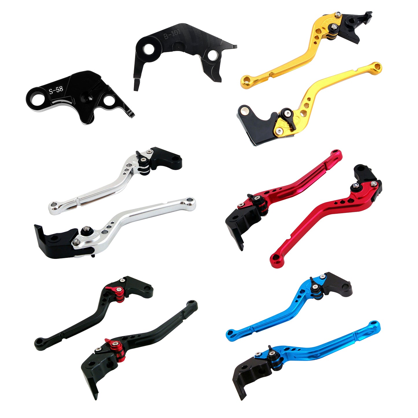 Leva frizione freno lunga adatta per YAMAHA YZF R7 MT-10/SP FZ-10/SP 2022-23