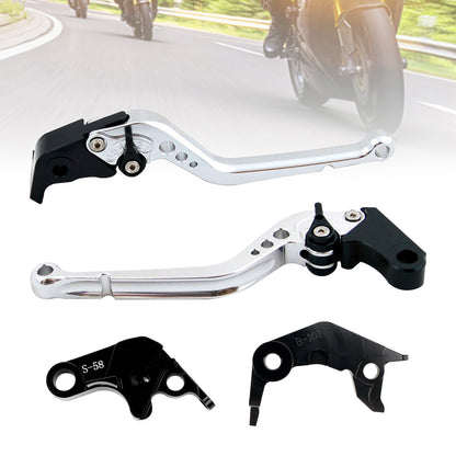 Leva frizione freno lunga adatta per YAMAHA YZF R7 MT-10/SP FZ-10/SP 2022-23