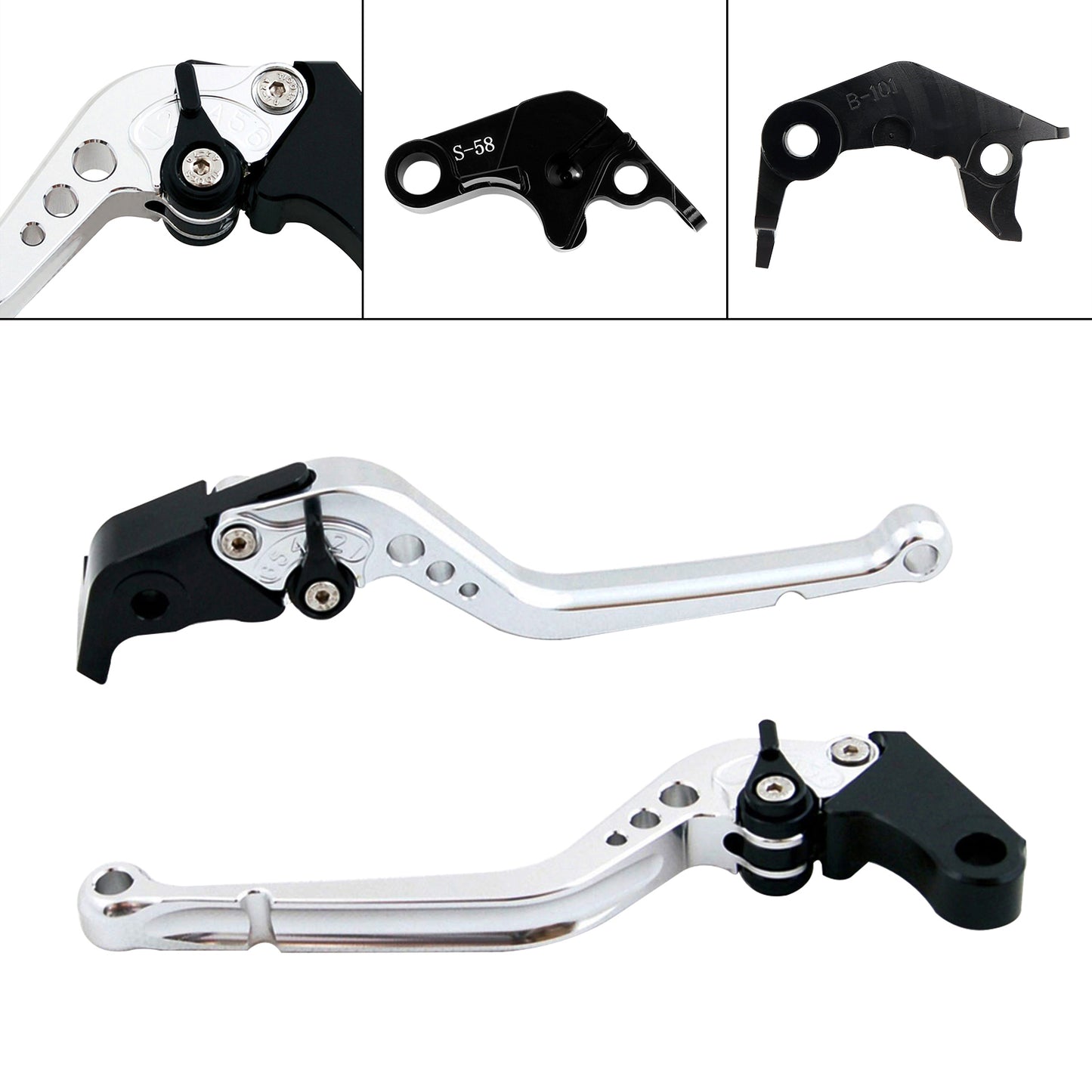 Leva frizione freno lunga adatta per YAMAHA YZF R7 MT-10/SP FZ-10/SP 2022-23