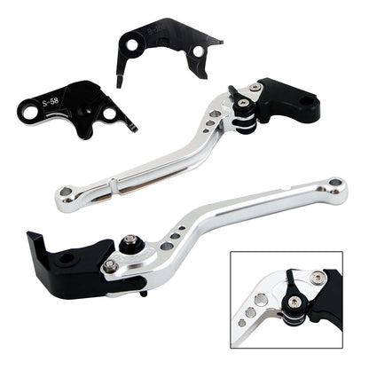 Leva frizione freno lunga adatta per YAMAHA YZF R7 MT-10/SP FZ-10/SP 2022-23