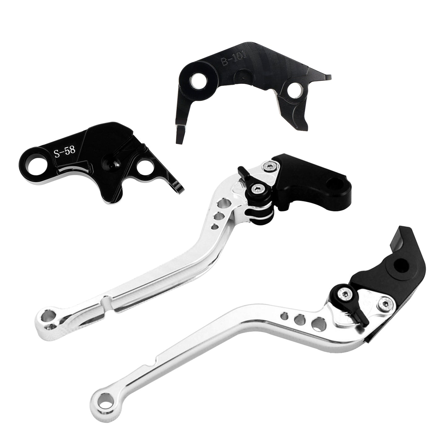 Leva frizione freno lunga adatta per YAMAHA YZF R7 MT-10/SP FZ-10/SP 2022-23