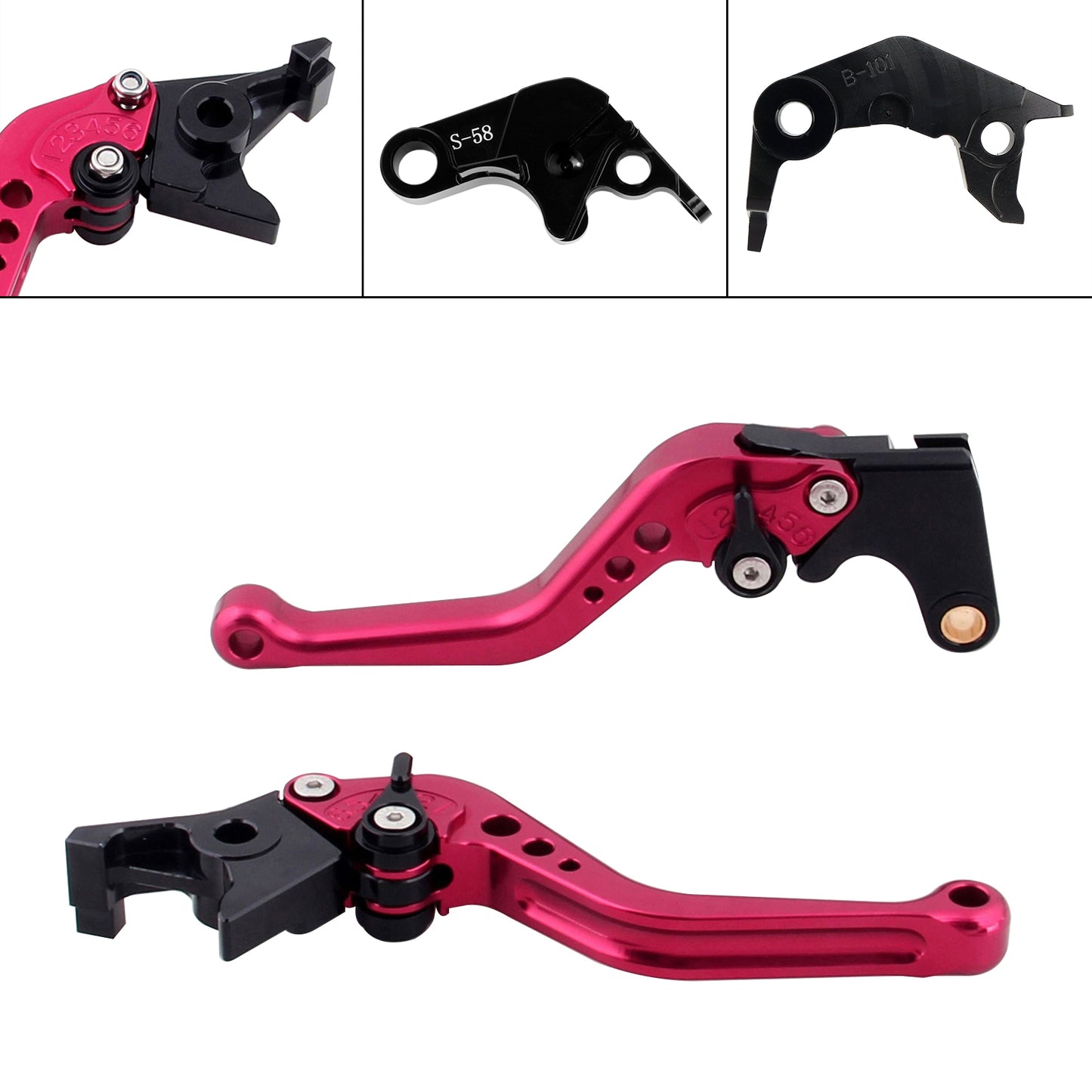 NUOVA leva freno frizione corta adatta per YAMAHA YZF R7 MT-10/SP FZ-10/SP 2022-23