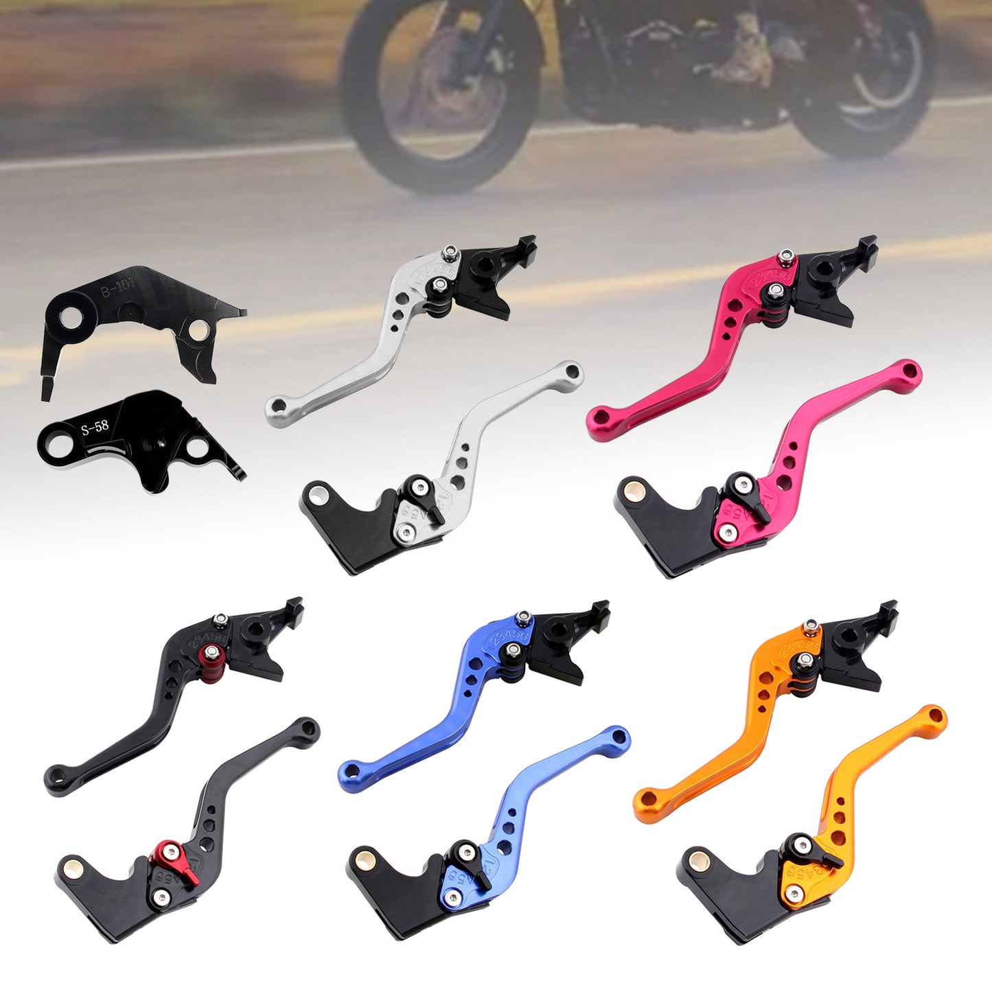 NUOVA leva freno frizione corta adatta per YAMAHA YZF R7 MT-10/SP FZ-10/SP 2022-23