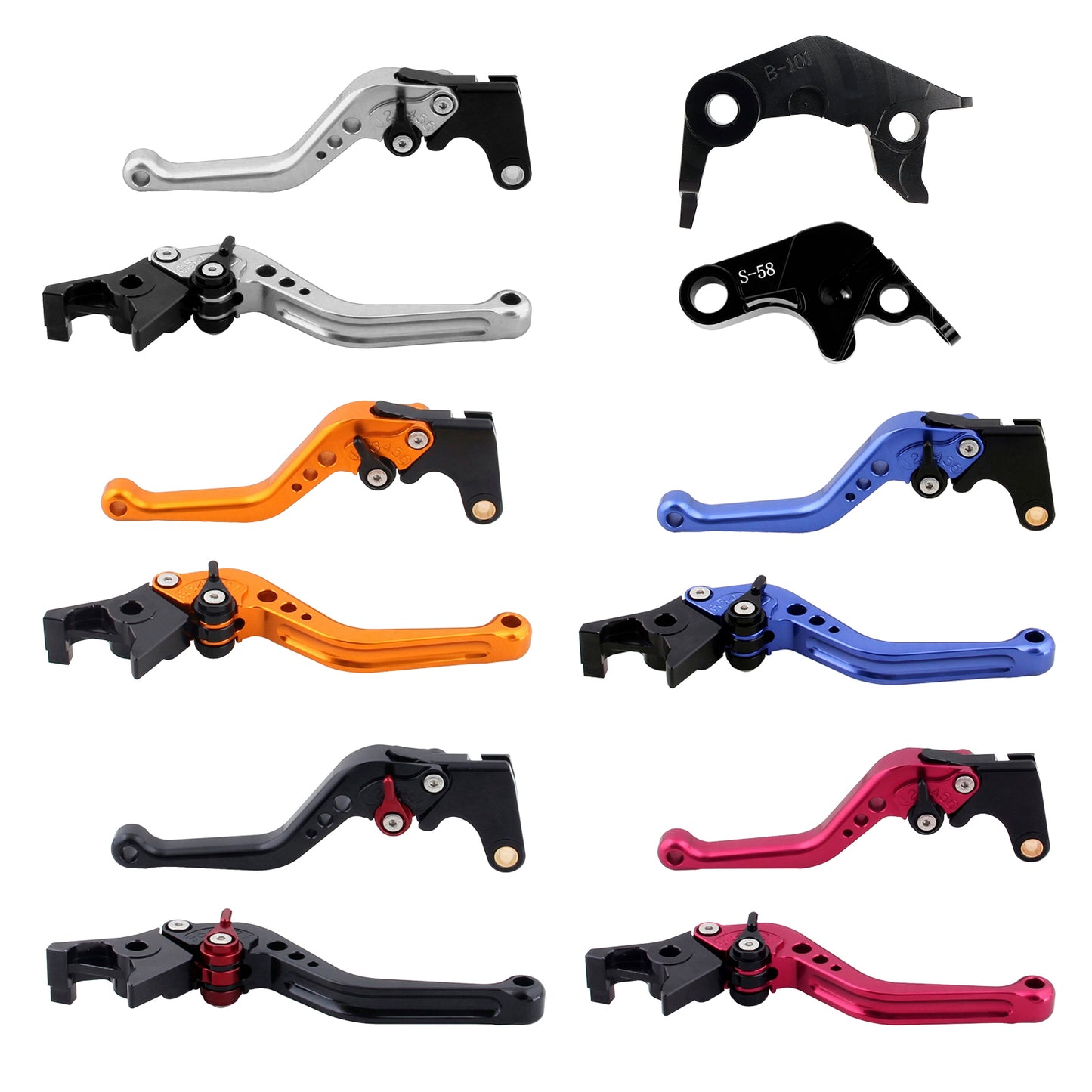NUOVA leva freno frizione corta adatta per YAMAHA YZF R7 MT-10/SP FZ-10/SP 2022-23
