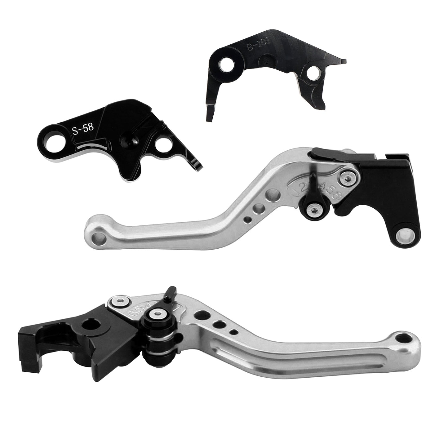 NUOVA leva freno frizione corta adatta per YAMAHA YZF R7 MT-10/SP FZ-10/SP 2022-23