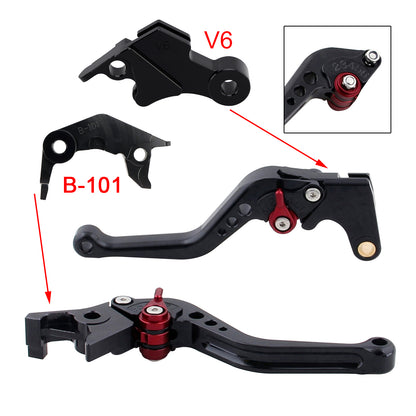 NUOVA leva freno frizione corta adatta per YAMAHA XSR900 XSR900GP MT-09 MT-09SP 24-25
