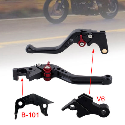 NUOVA leva freno frizione corta adatta per YAMAHA XSR900 XSR900GP MT-09 MT-09SP 24-25