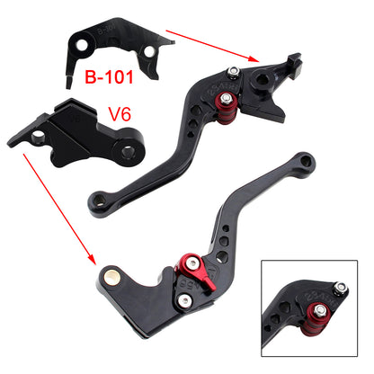 NUOVA leva freno frizione corta adatta per YAMAHA XSR900 XSR900GP MT-09 MT-09SP 24-25