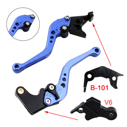 NUOVA leva freno frizione corta adatta per YAMAHA XSR900 XSR900GP MT-09 MT-09SP 24-25
