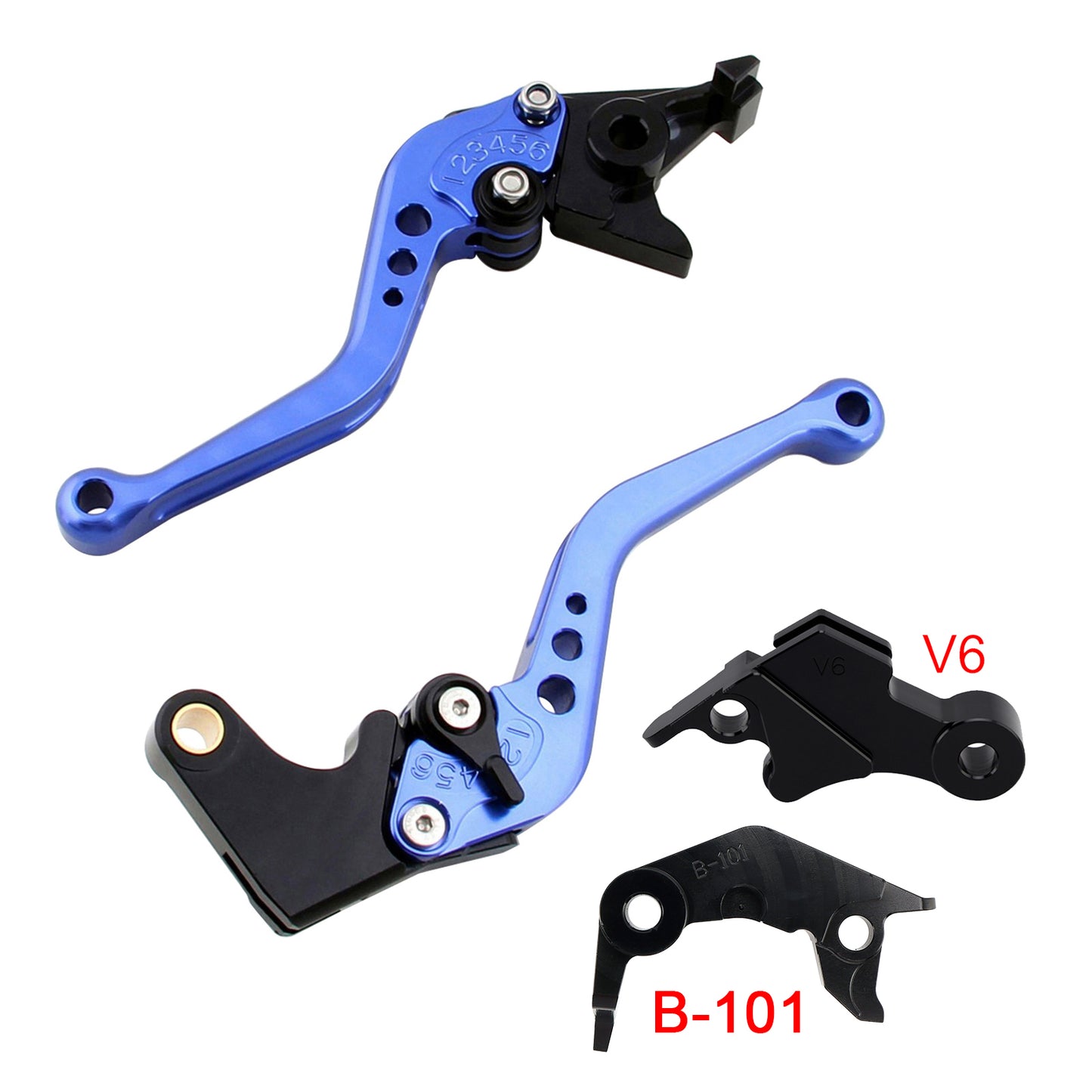 NUOVA leva freno frizione corta adatta per YAMAHA XSR900 XSR900GP MT-09 MT-09SP 24-25