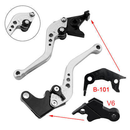 NUOVA leva freno frizione corta adatta per YAMAHA XSR900 XSR900GP MT-09 MT-09SP 24-25