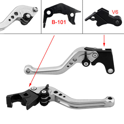 NUOVA leva freno frizione corta adatta per YAMAHA XSR900 XSR900GP MT-09 MT-09SP 24-25