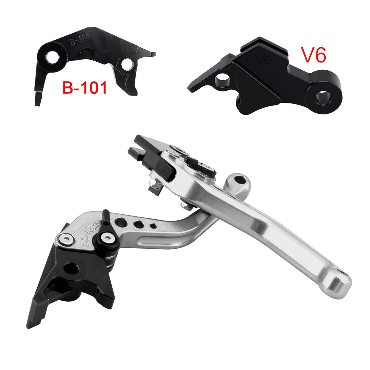 NUOVA leva freno frizione corta adatta per YAMAHA XSR900 XSR900GP MT-09 MT-09SP 24-25