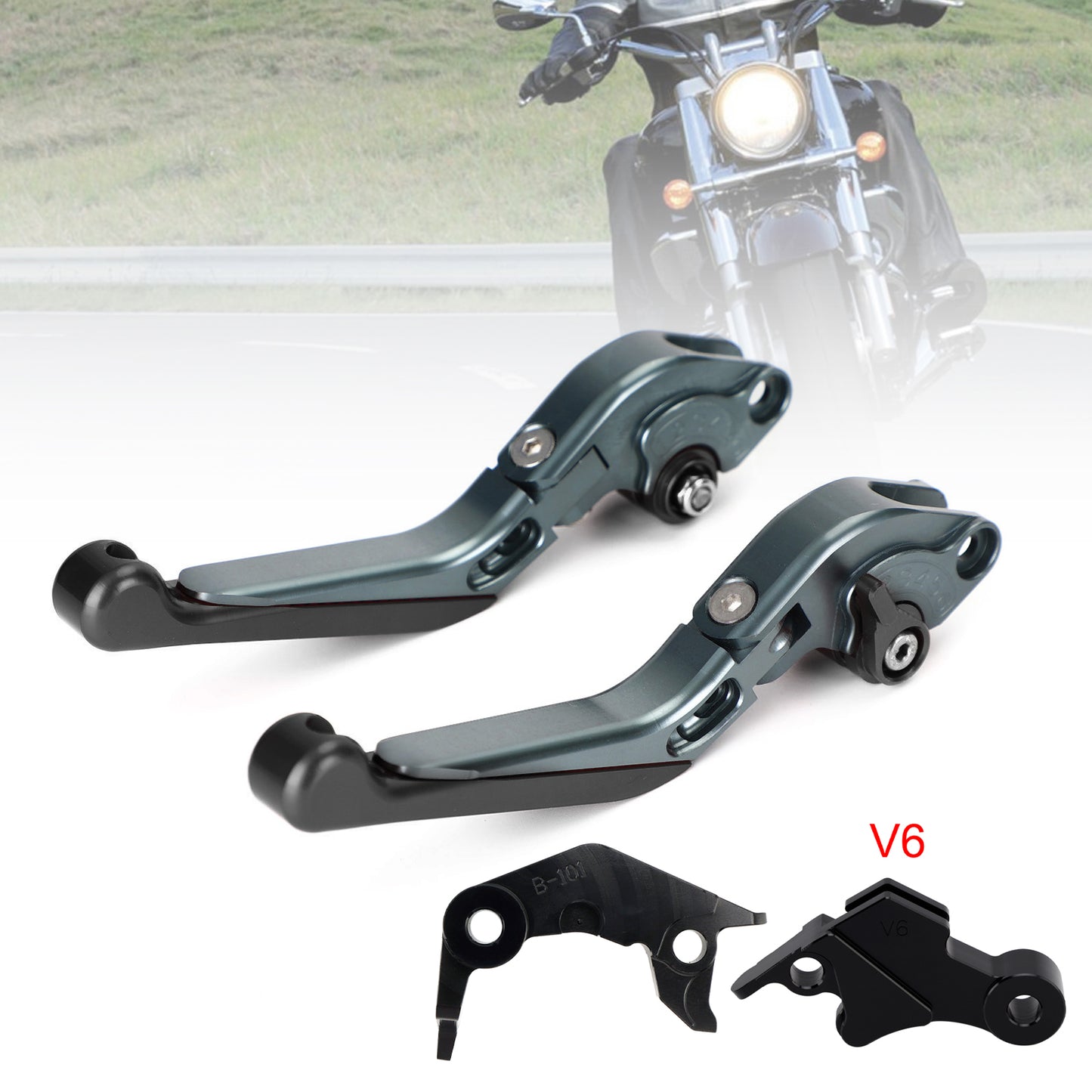 Leva freno frizione regolabile adatta per YAMAHA XSR900 XSR900GP MT-09 2024-2025