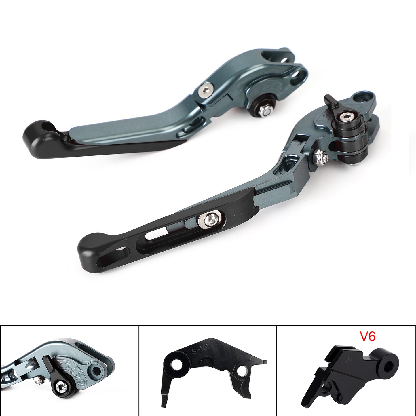 Leva freno frizione regolabile adatta per YAMAHA XSR900 XSR900GP MT-09 2024-2025