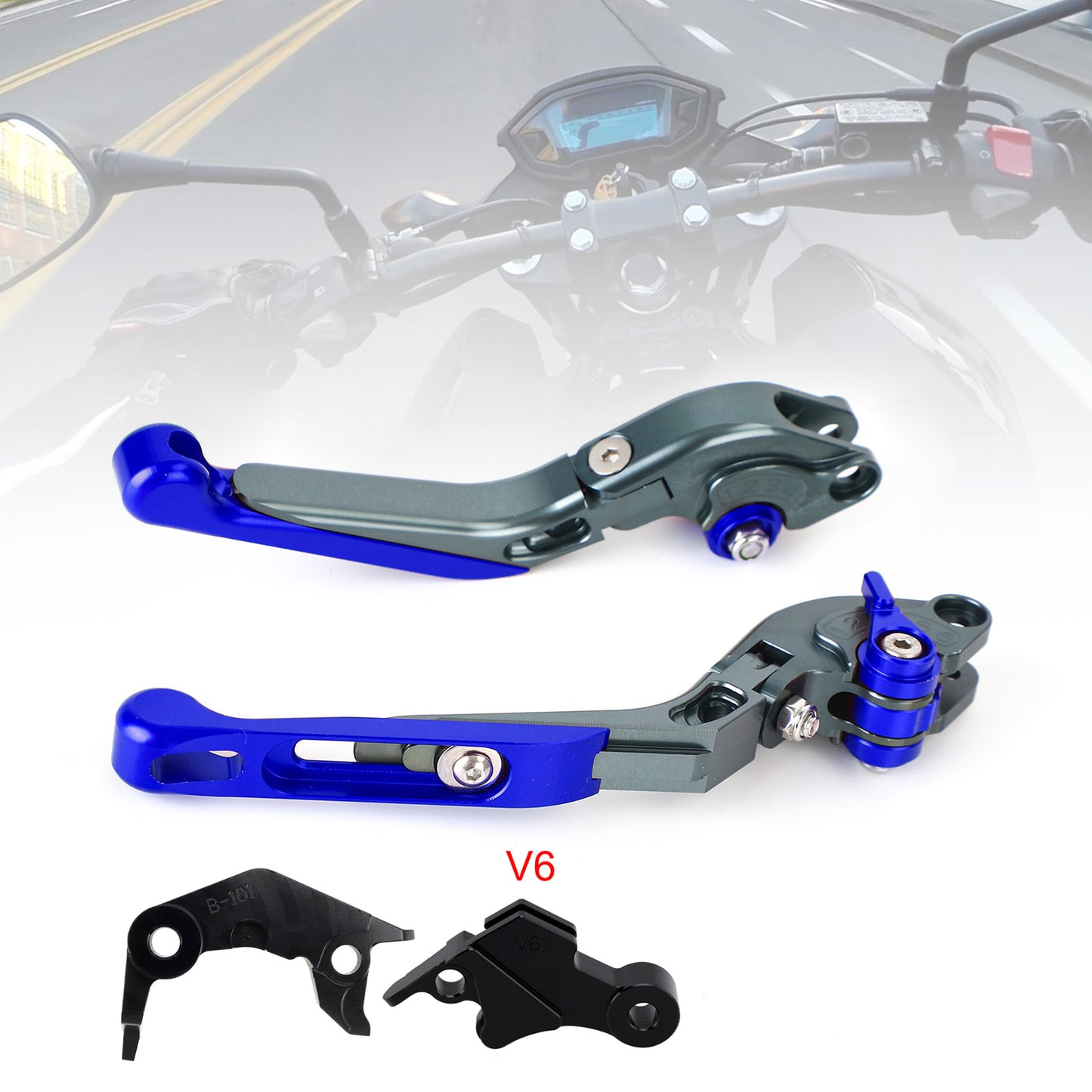 Leva freno frizione regolabile adatta per YAMAHA XSR900 XSR900GP MT-09 2024-2025