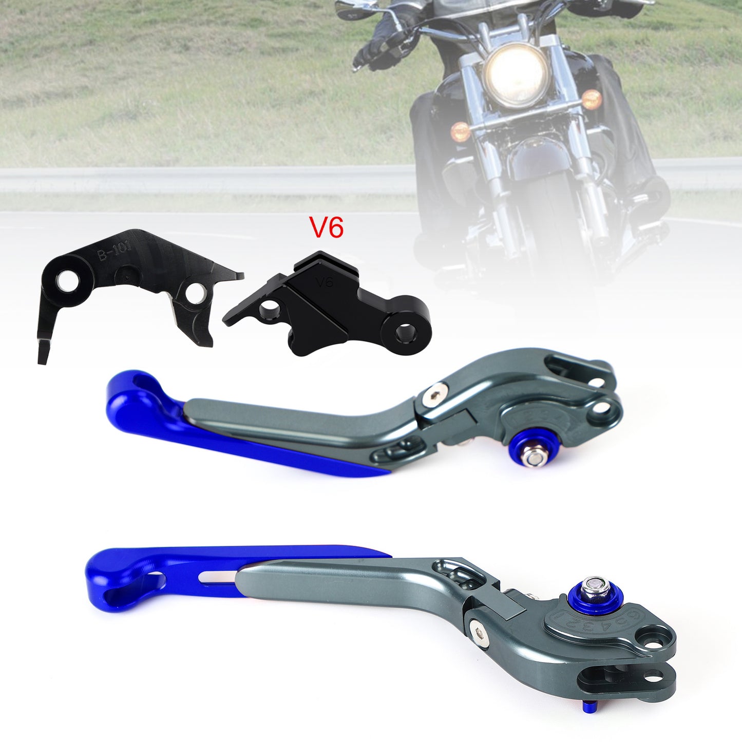 Leva freno frizione regolabile adatta per YAMAHA XSR900 XSR900GP MT-09 2024-2025