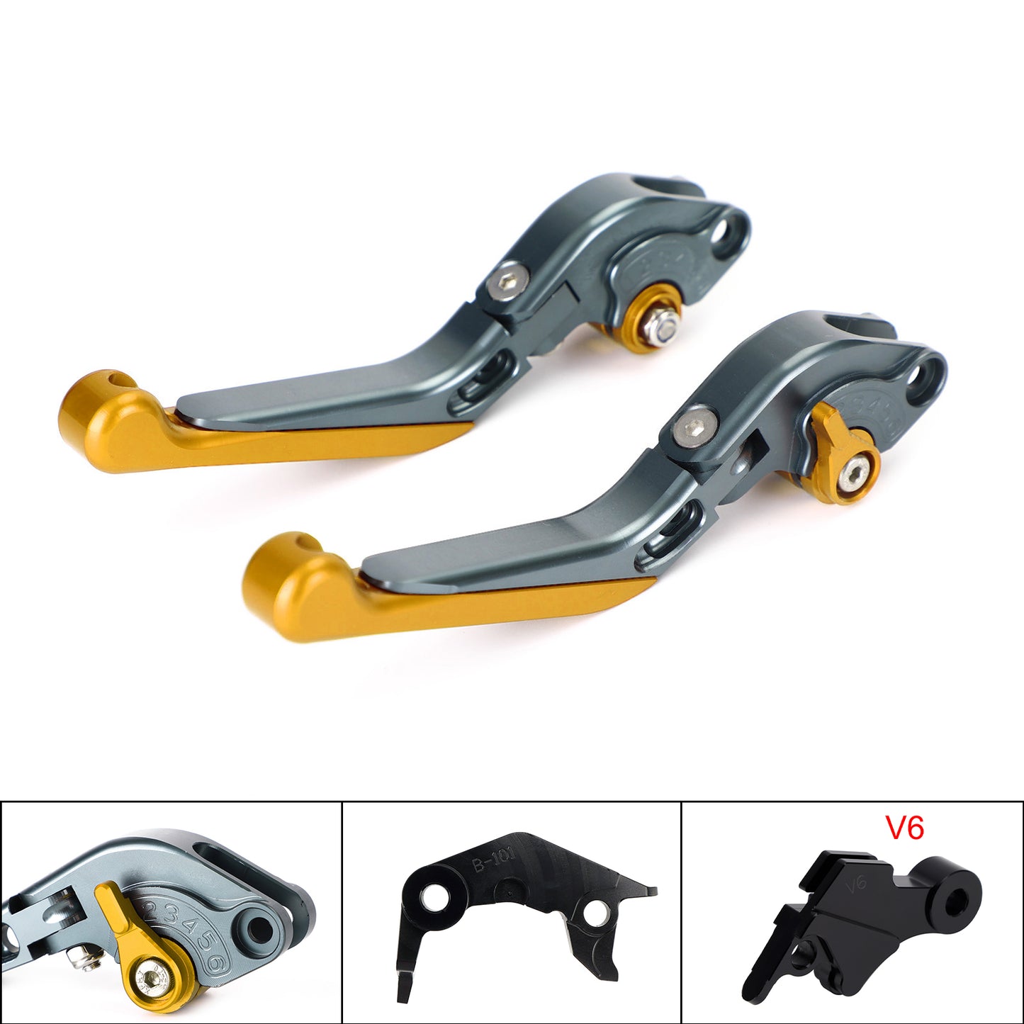 Leva freno frizione regolabile adatta per YAMAHA XSR900 XSR900GP MT-09 2024-2025