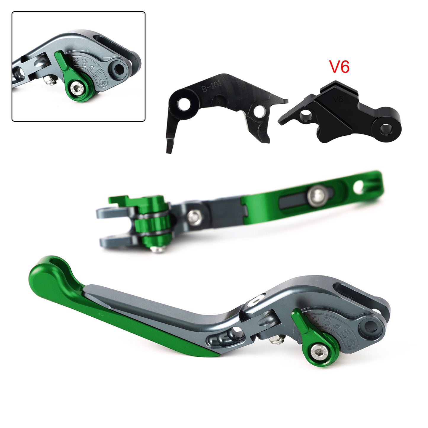 Leva freno frizione regolabile adatta per YAMAHA XSR900 XSR900GP MT-09 2024-2025