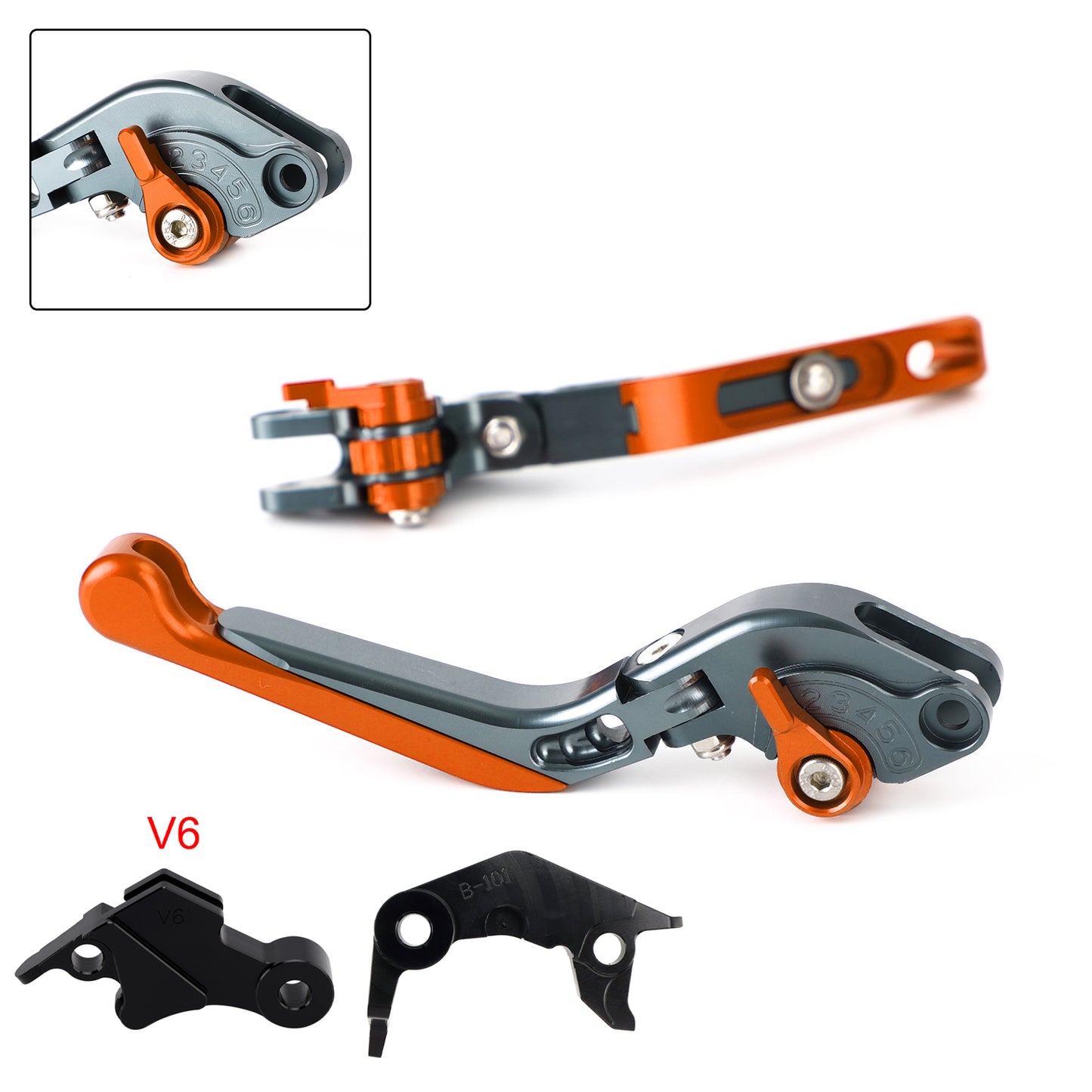Leva freno frizione regolabile adatta per YAMAHA XSR900 XSR900GP MT-09 2024-2025