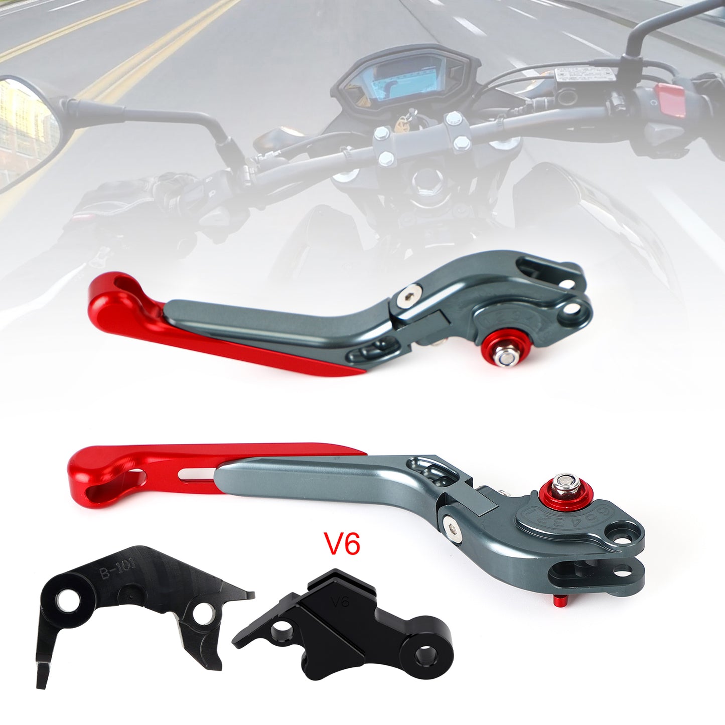 Leva freno frizione regolabile adatta per YAMAHA XSR900 XSR900GP MT-09 2024-2025