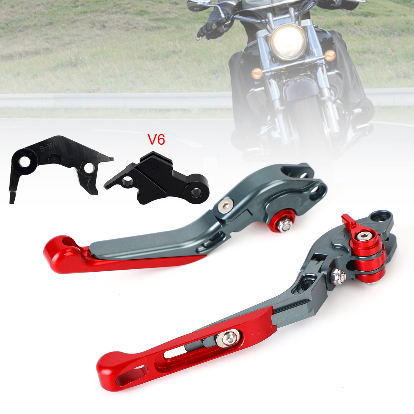 Leva freno frizione regolabile adatta per YAMAHA XSR900 XSR900GP MT-09 2024-2025