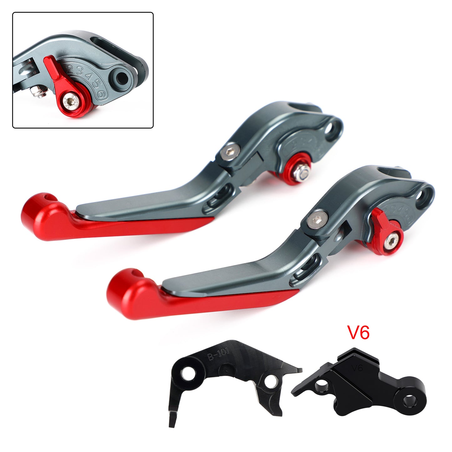 Leva freno frizione regolabile adatta per YAMAHA XSR900 XSR900GP MT-09 2024-2025