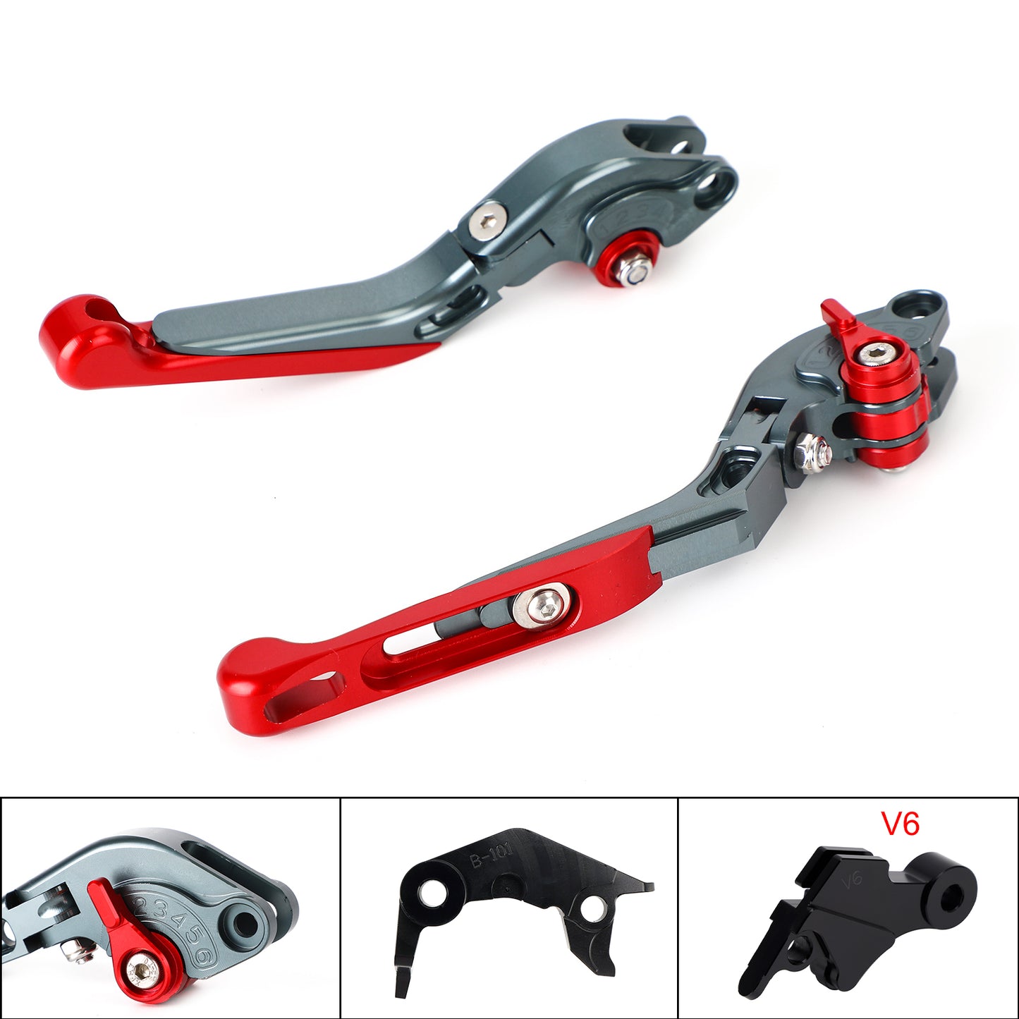 Leva freno frizione regolabile adatta per YAMAHA XSR900 XSR900GP MT-09 2024-2025