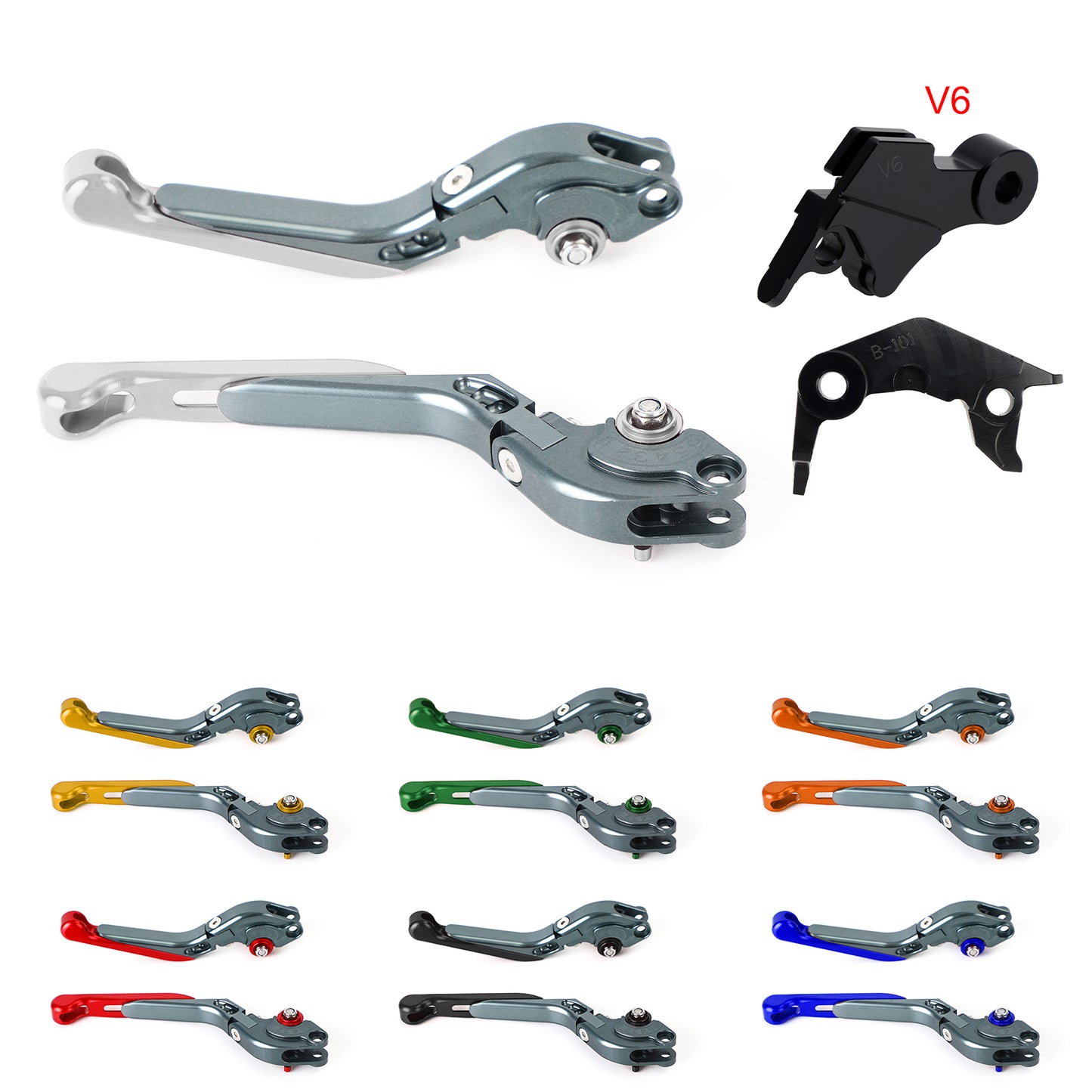 Leva freno frizione regolabile adatta per YAMAHA XSR900 XSR900GP MT-09 2024-2025