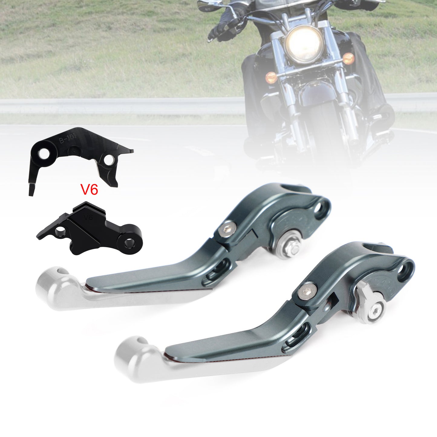 Leva freno frizione regolabile adatta per YAMAHA XSR900 XSR900GP MT-09 2024-2025