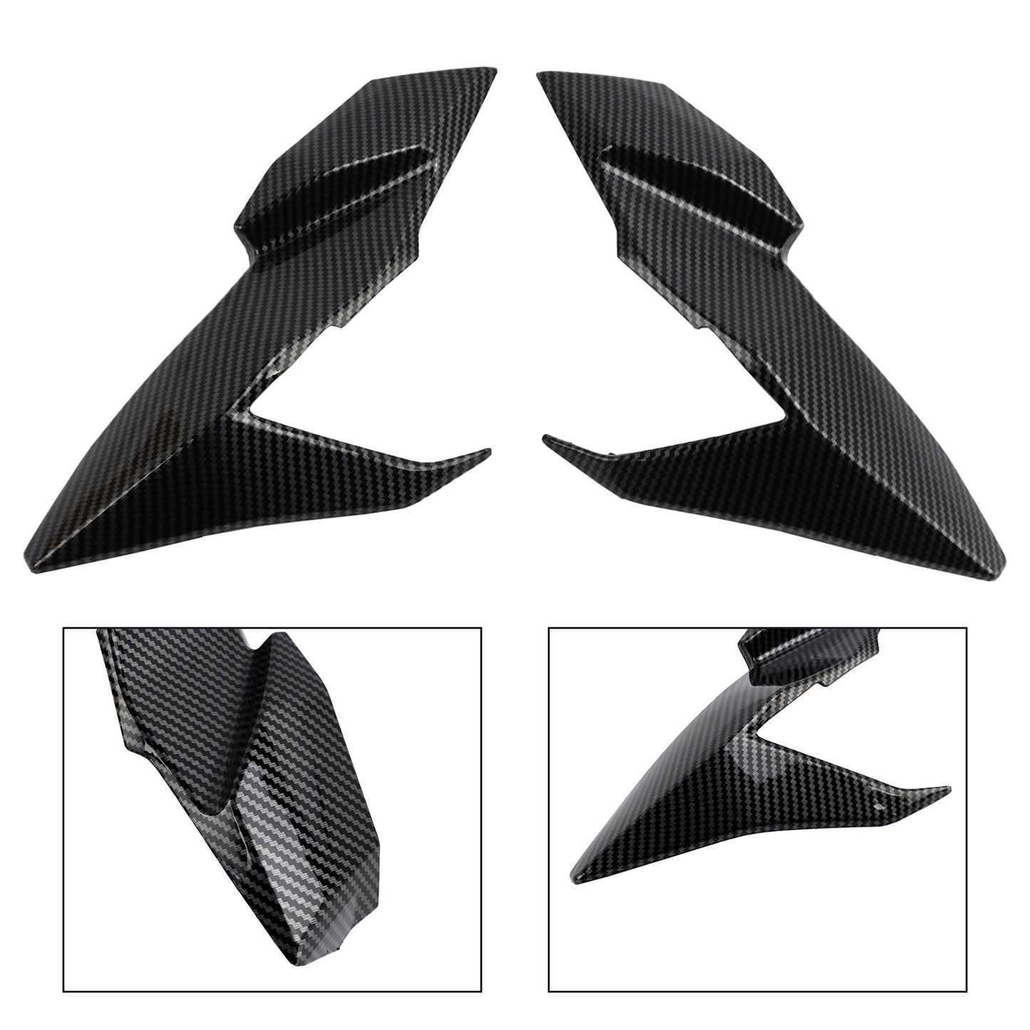 ABS anteriore lato faro pannello copertura carenatura cappuccio per Kawasaki Z650 2017-2019 generico