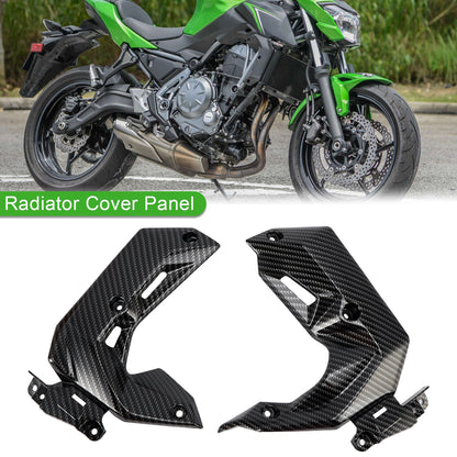 Pannello di copertura della carenatura del pannello di copertura del radiatore laterale in plastica ABS per Kawasaki Z650 2017-2019 generico